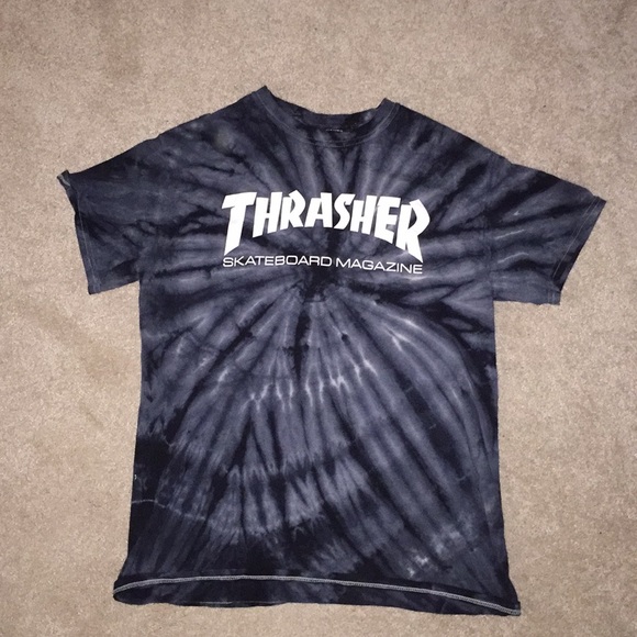 Grey And Blue Thrasher Shirt Shop, 55 